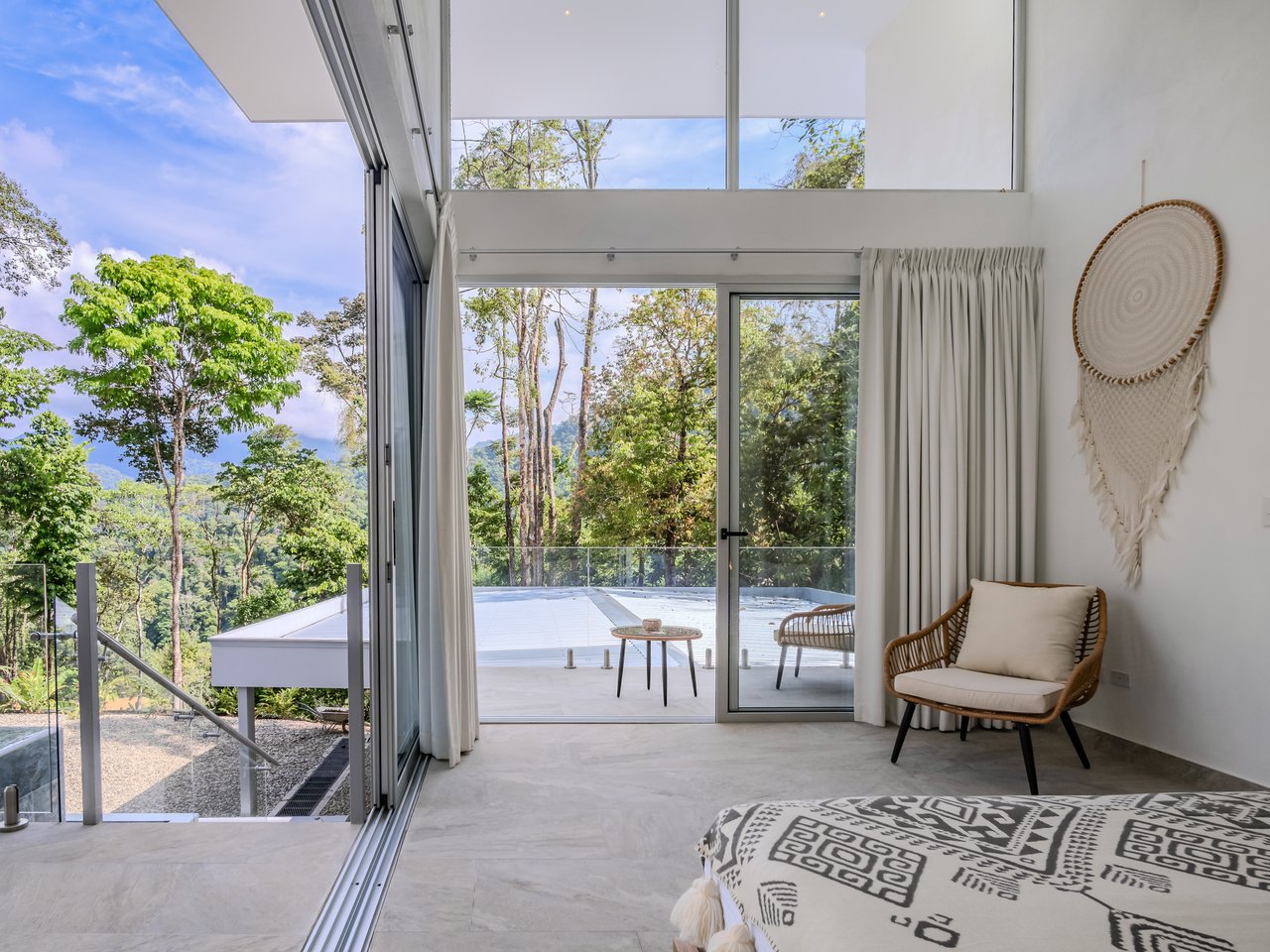 An Exclusive, Sunny Ridge-Top 4-Bed Designer House With Unforgettable Mountain & Jungle Views