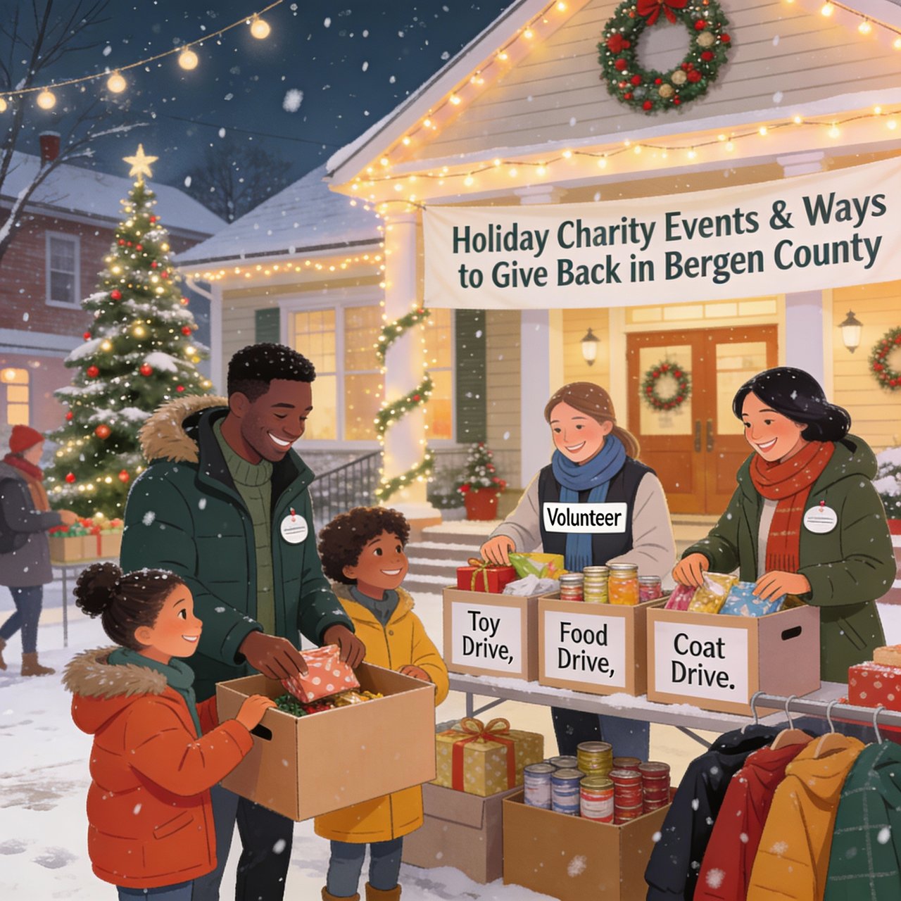 Holiday Charity Events & Ways to Give Back in Bergen County