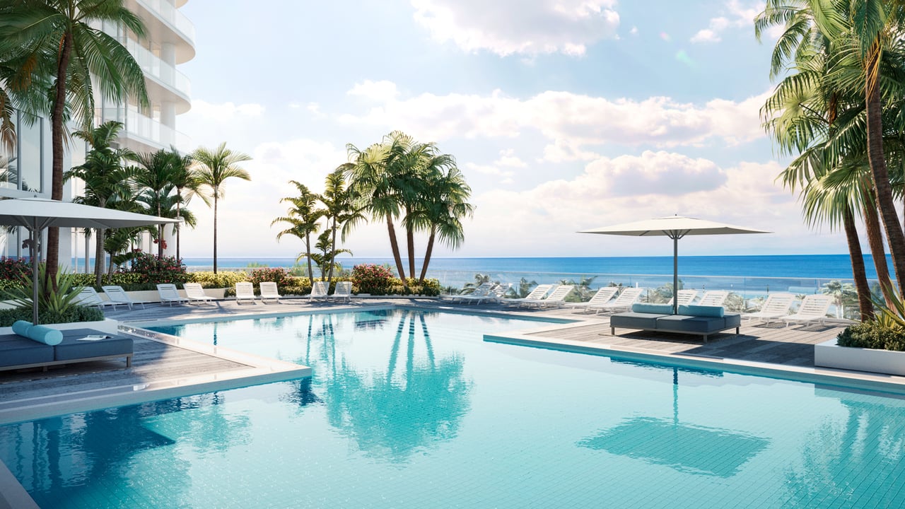 Selene Oceanfront Residences amenities swimming pool outdoor