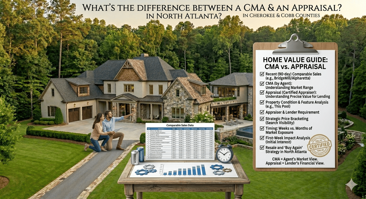 What’s the Difference Between a CMA and an Appraisal in North Atlanta? cover