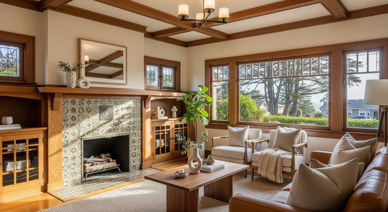 Staging Craftsman Homes In Burlingame