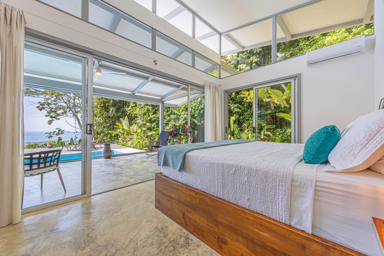 Uvita Ocean and Whale Tail View Modern Home on 3.64 Acres in Exclusive Enclave