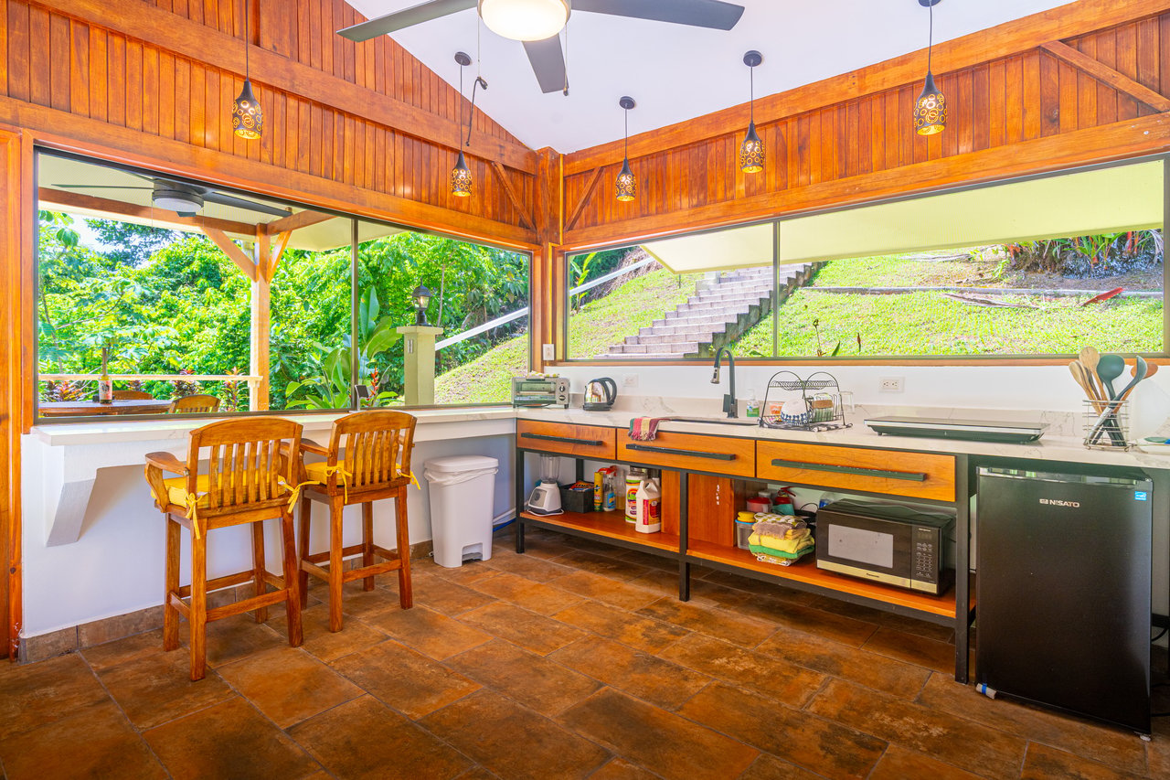 Amazing Mountain View and Ocean View House and Guest House on 4.5 Acres of land in Ojochal