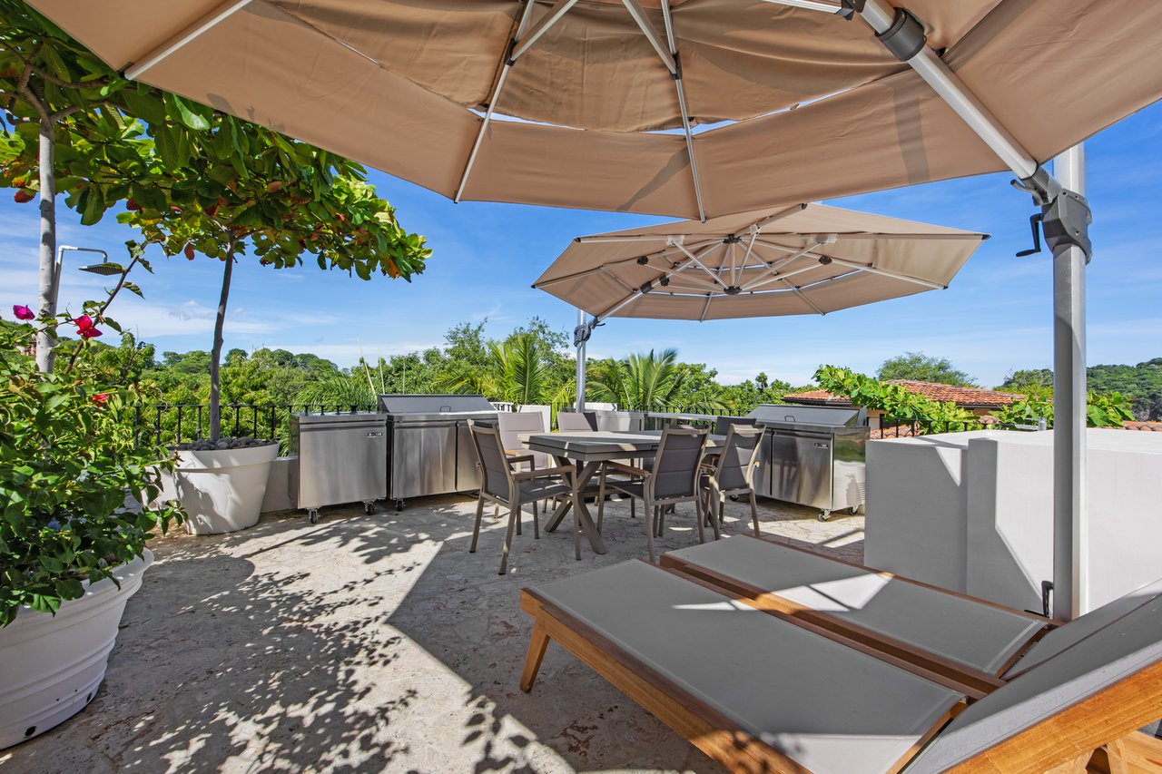 25 Paseo Del Mar | Beachfront 4BR Villa with Rooftop Terrace in Las Catalinas