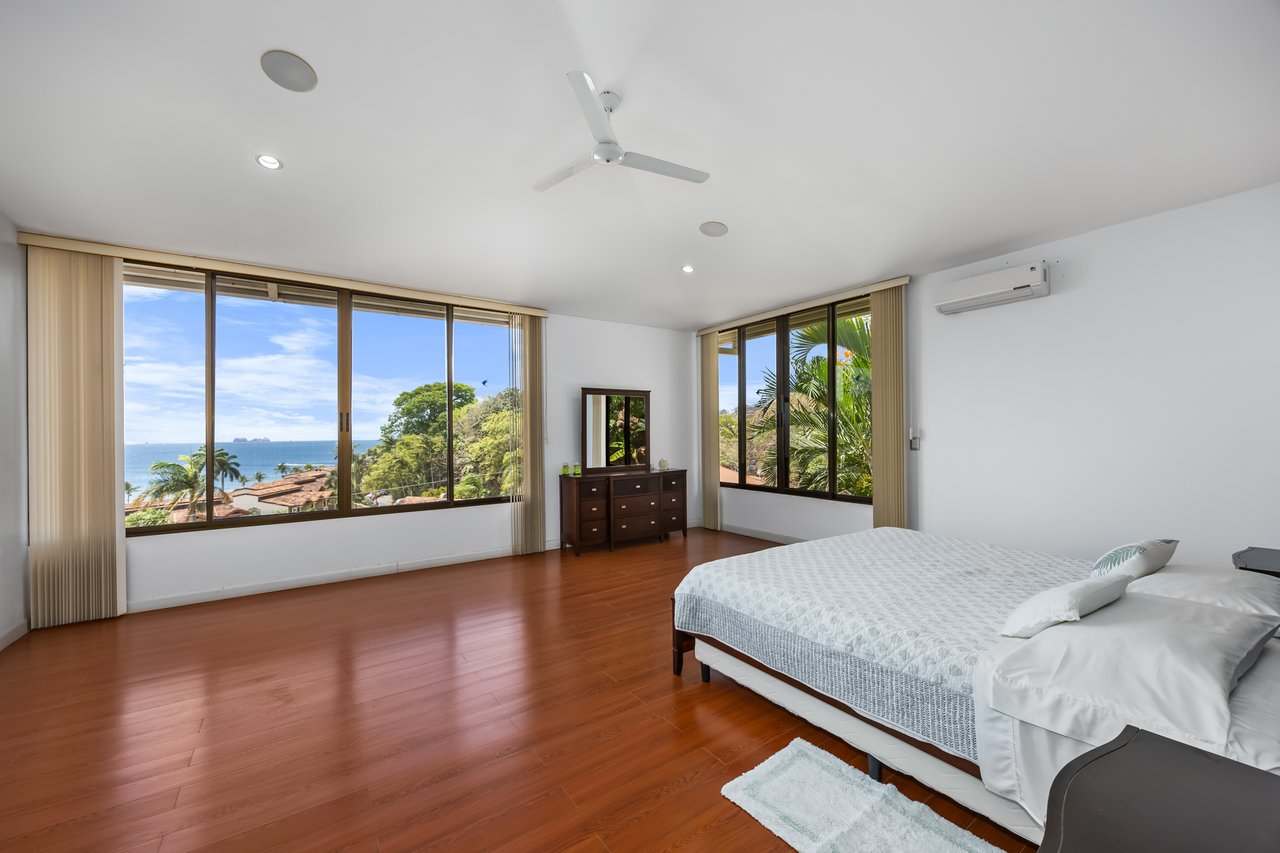 Casa Veranera & Bonus Lot | Elegant 7-Bedroom Coastal Estate with Ocean Views Steps from Playa Flamingo