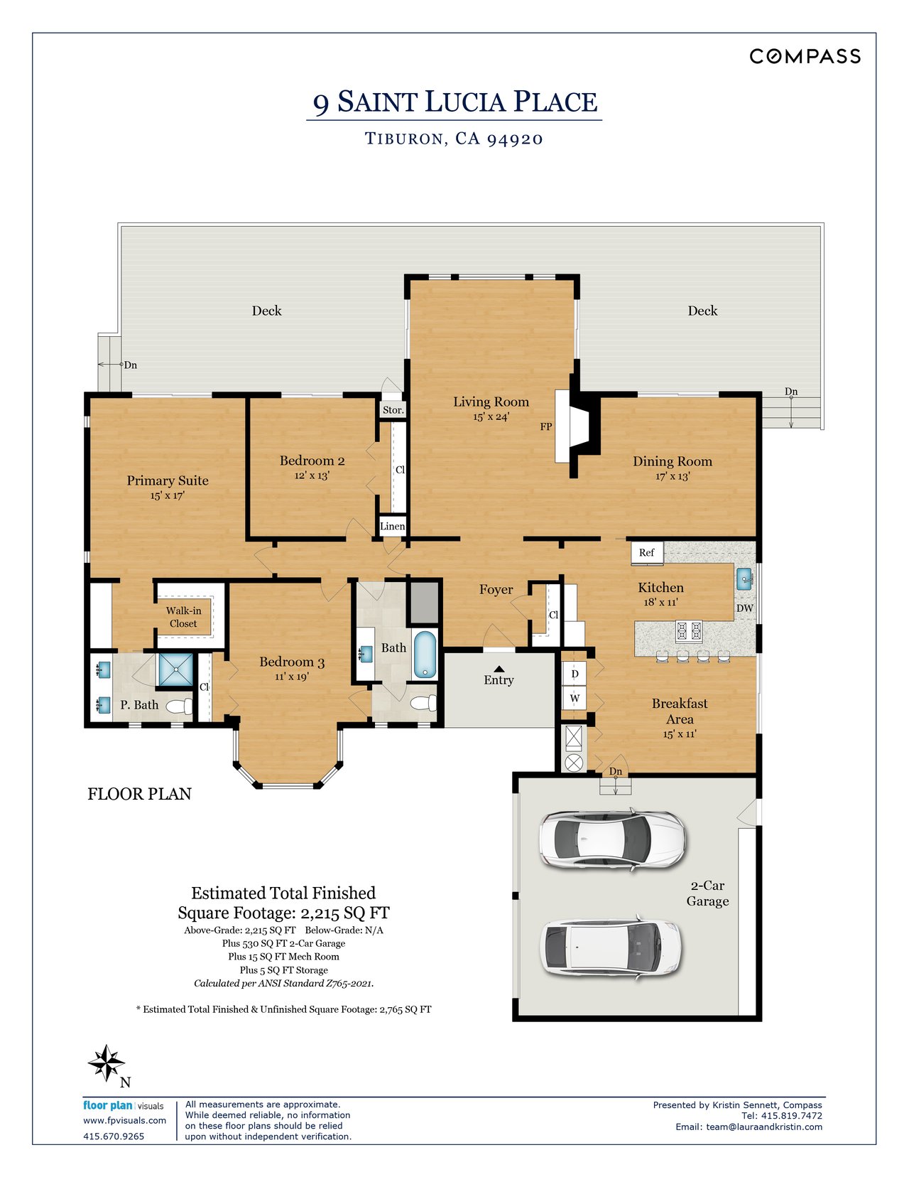 Refined Single-Level Waterfront Retreat