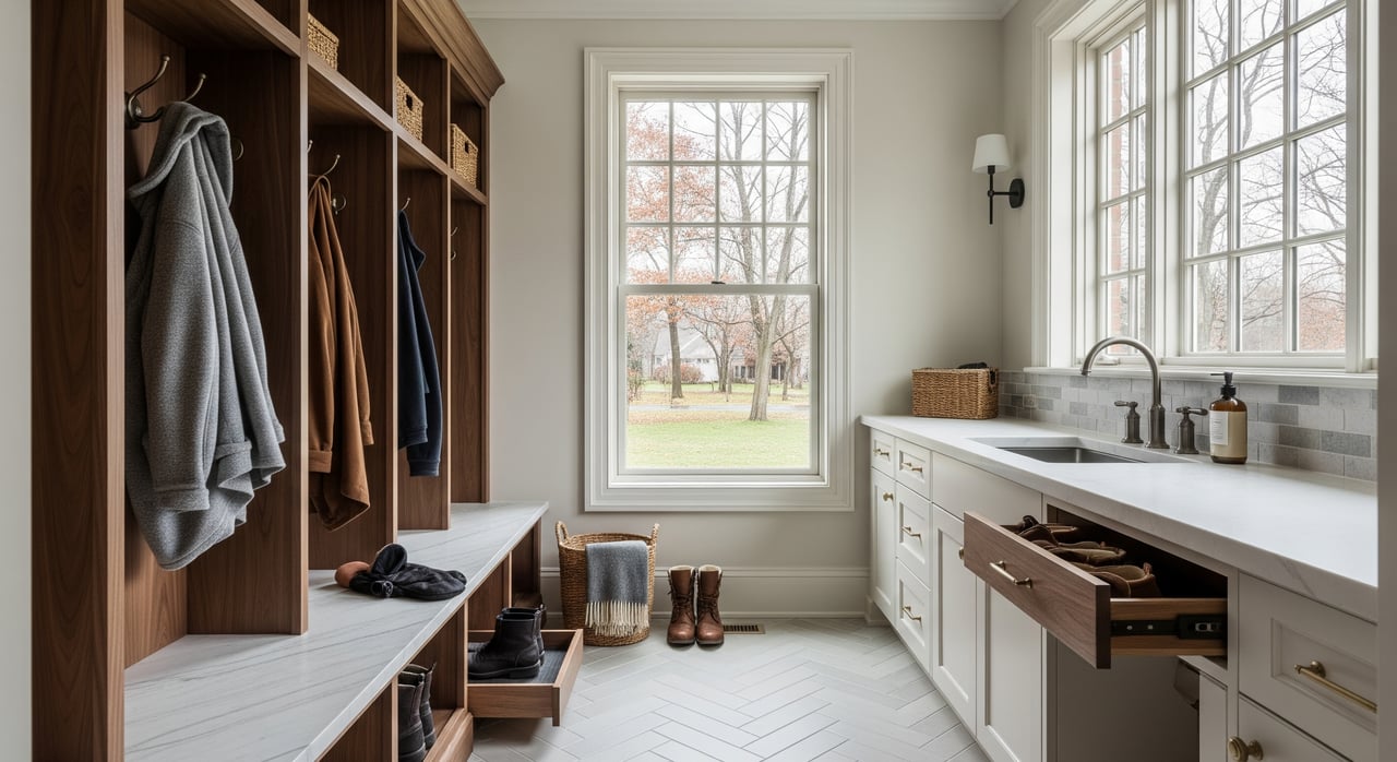 Mudrooms for Mid-Michigan's Four Seasons