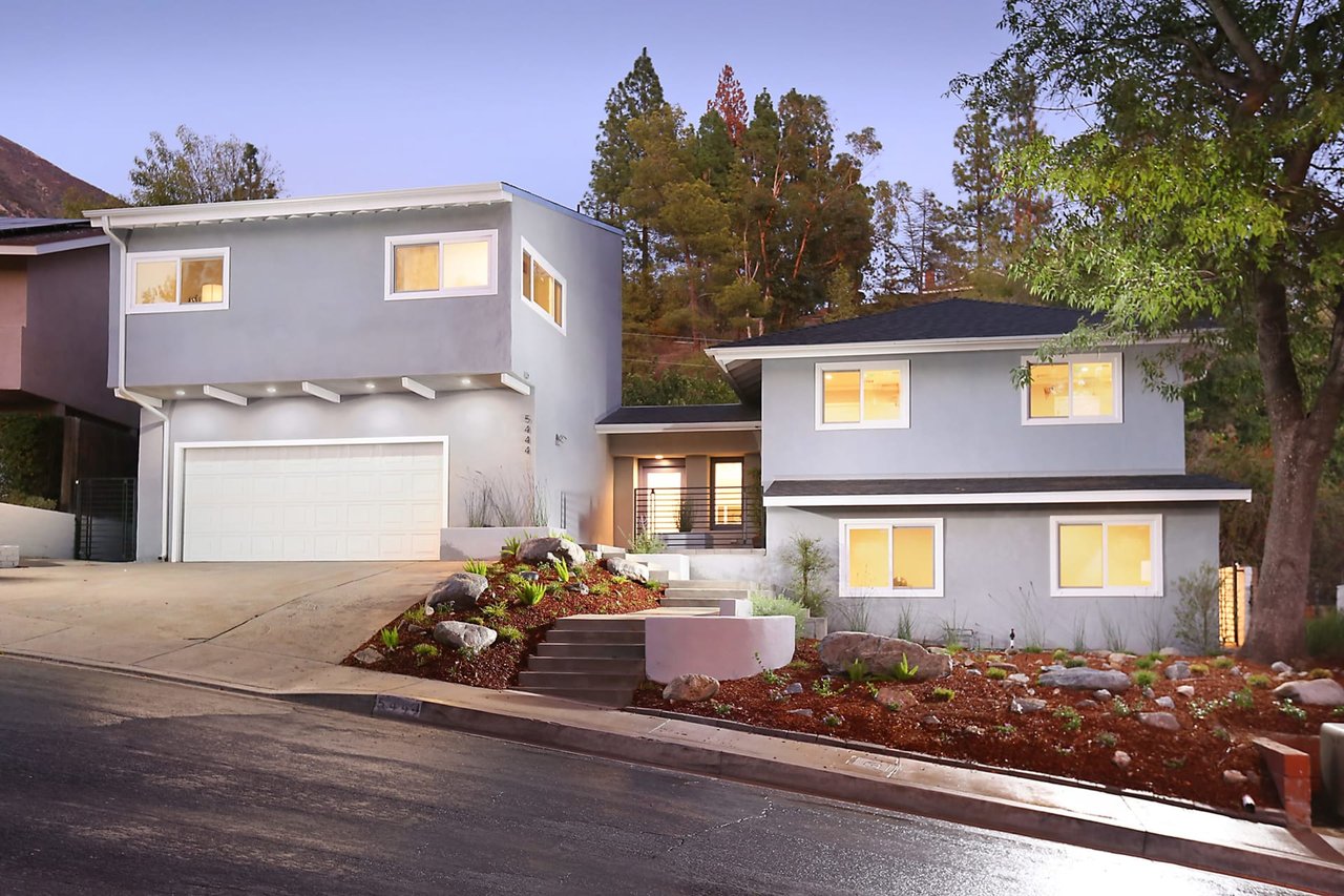 Sold by Edwin Ordubegian | 5444 Pinecone Rd La Crescenta | Modern Home in La Crescenta Hills