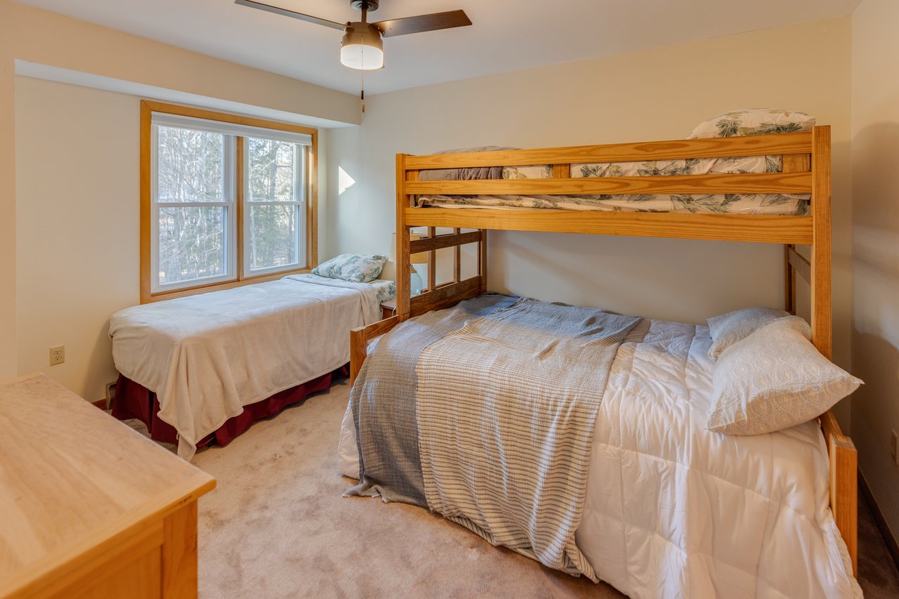 Ski Season Rental with panoramic water and mountain views