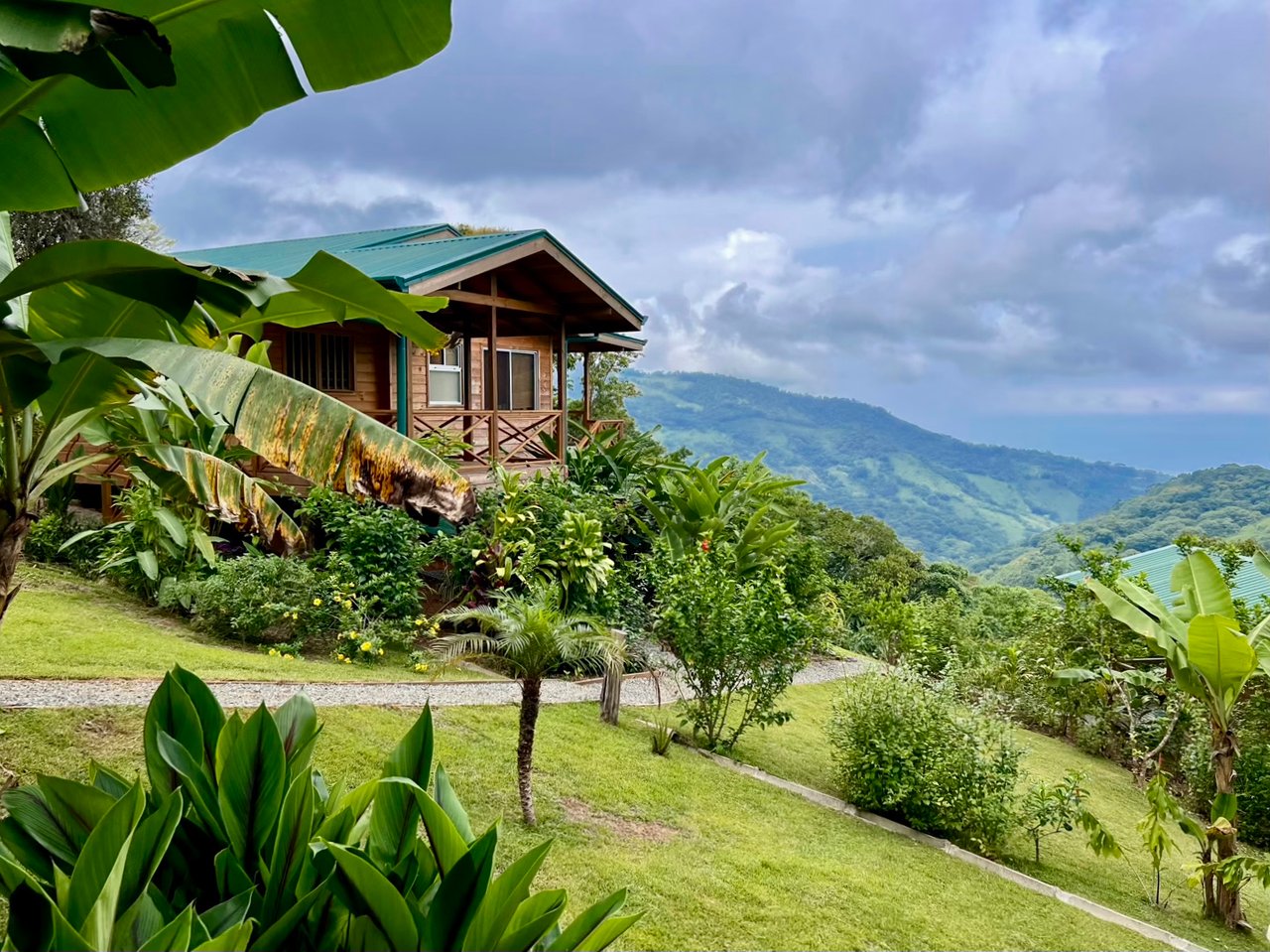 Eco-Luxury Home and Cabins with Waterfall, Ocean Views, and Organic Farming Potential