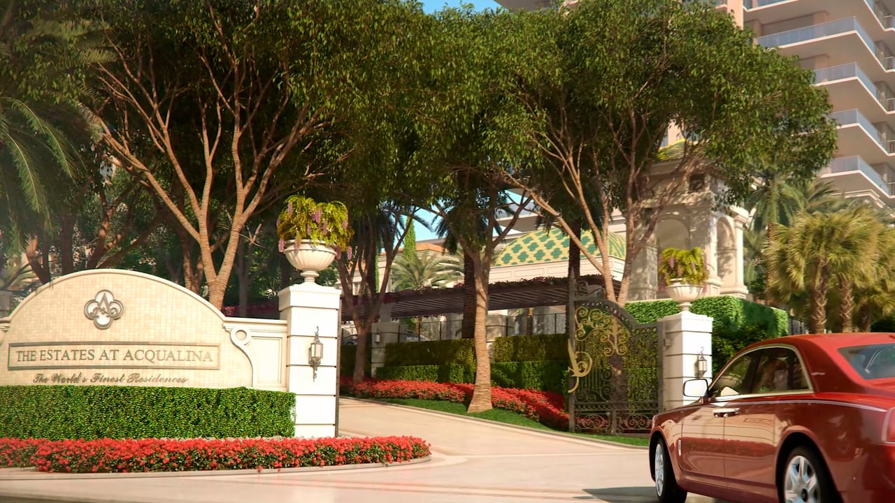 The Estates at Acqualina arrival zone
