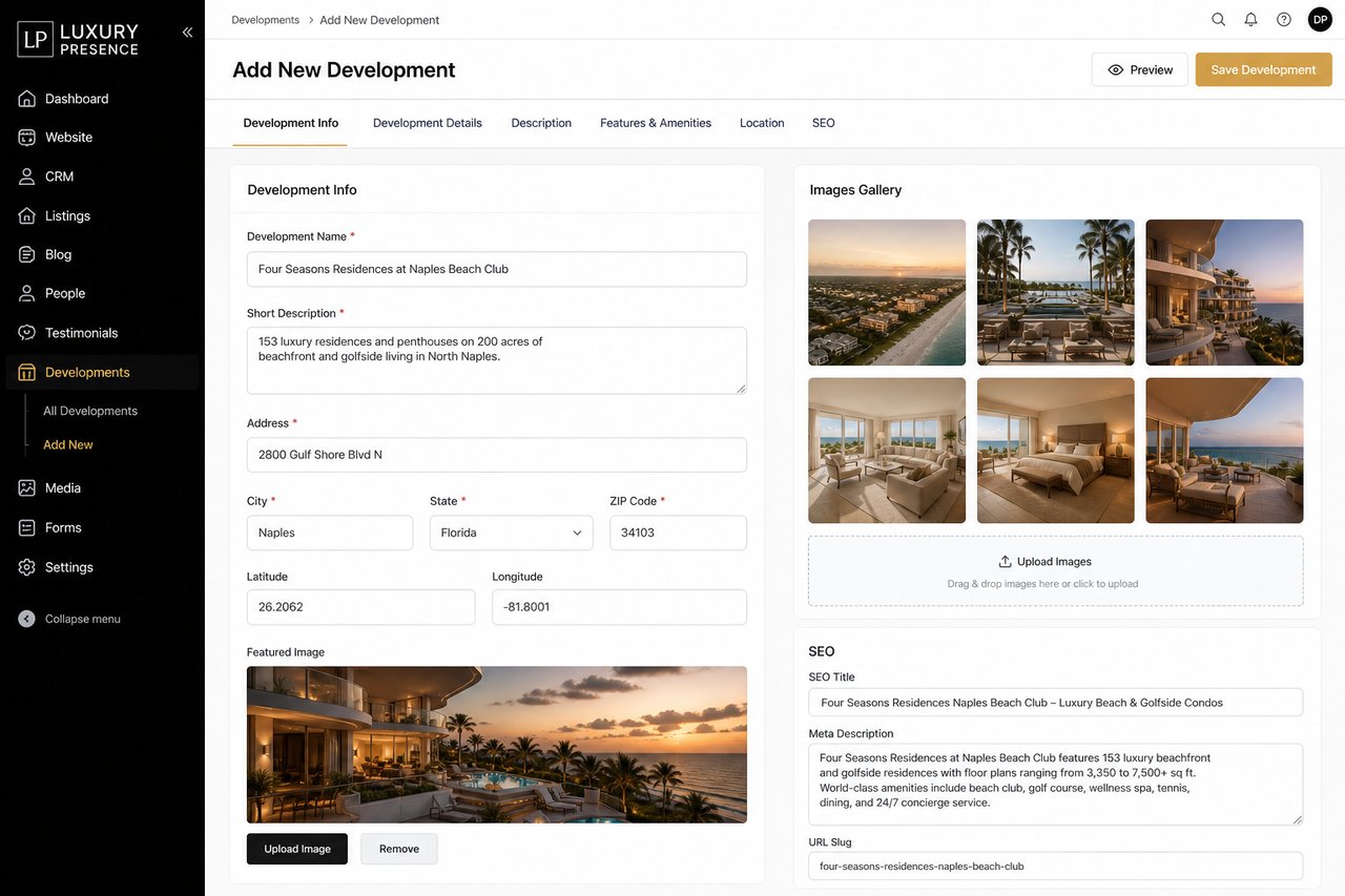 Four Seasons Residences Naples Beach Club