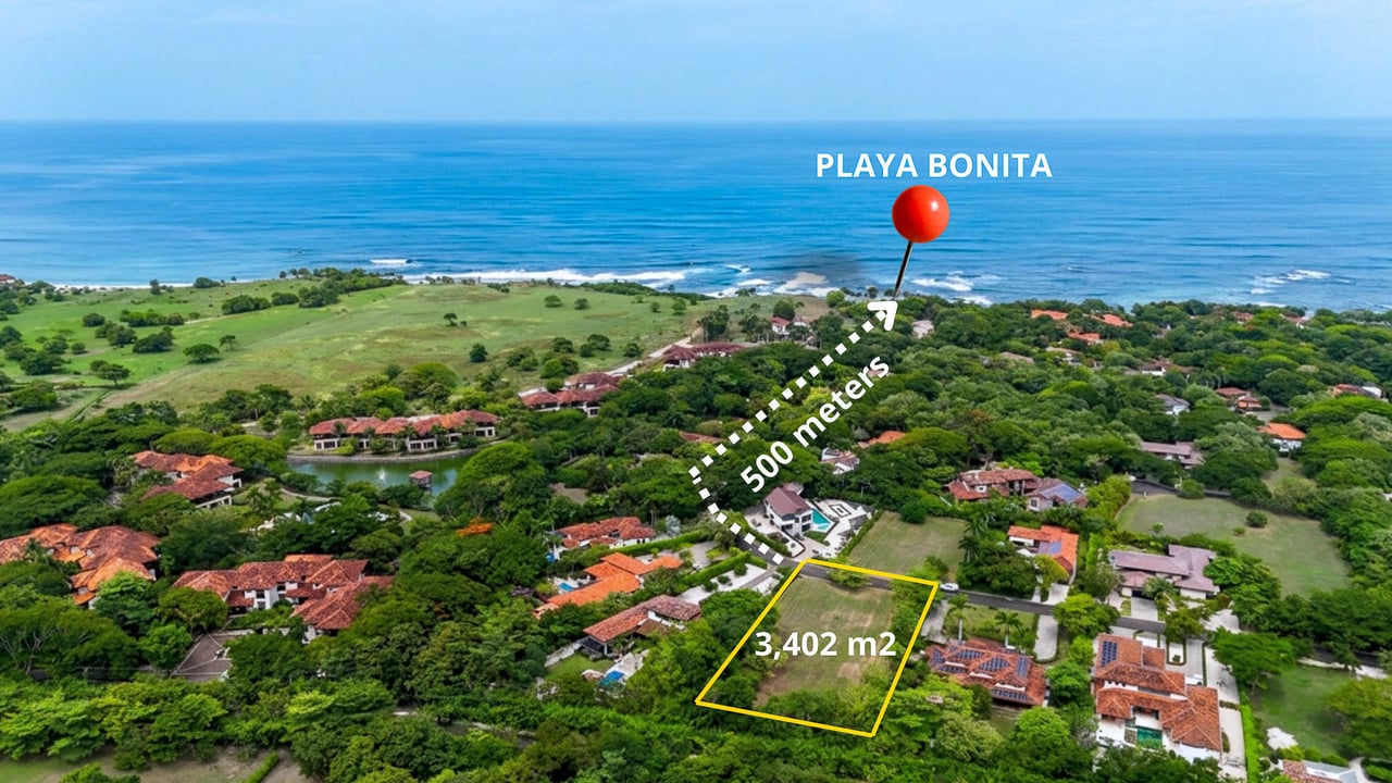 Lot #41 Las Golondrinas | 3,402 m² Buildable Lot Near Playa Bonita