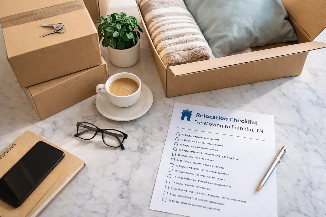 A Relocation Checklist for Moving to Franklin, TN
