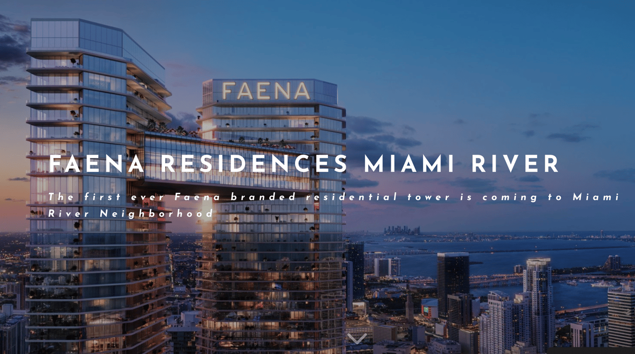 Faena Residences Miami River-New Development