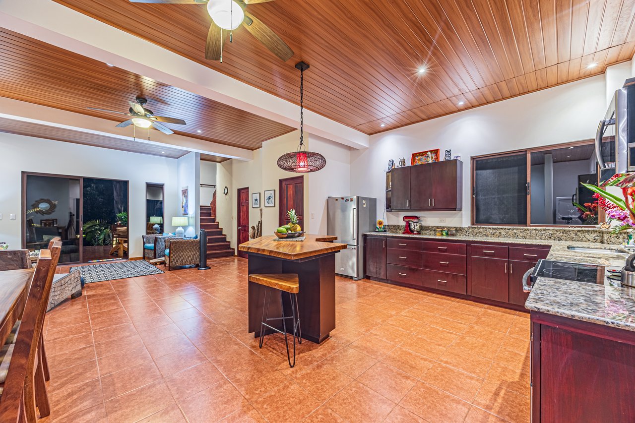 0.50 ACRES – 5 Bedroom Riverfront Modern Home, Walking Distance To Dominical!!!
