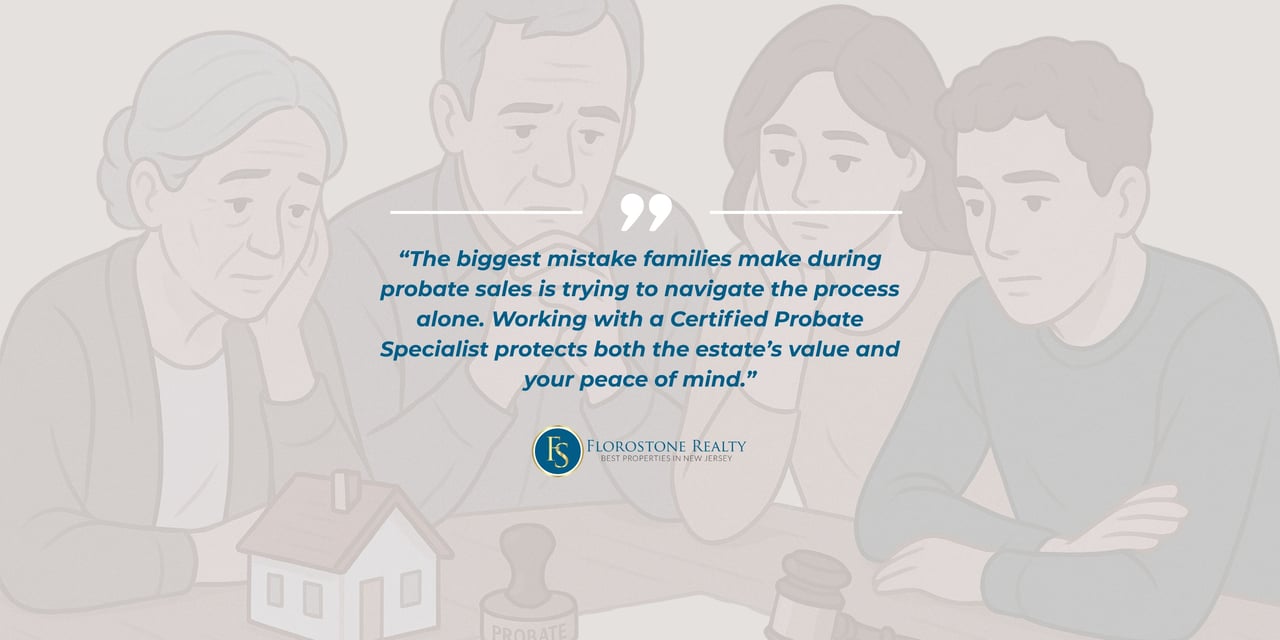 Quote: The biggest mistake families make during probate sales is trying to navigate the process alone