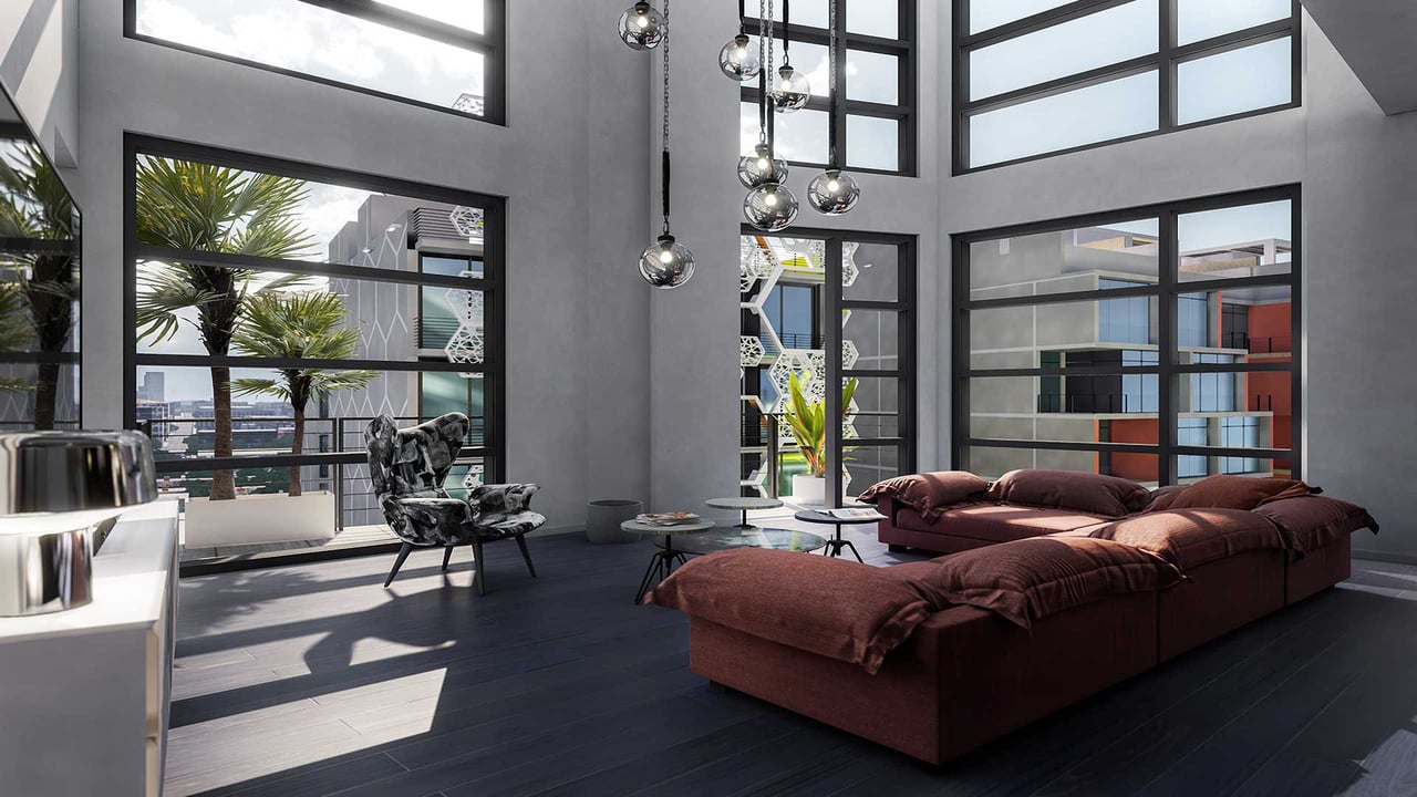 Diesel Wynwood living area 