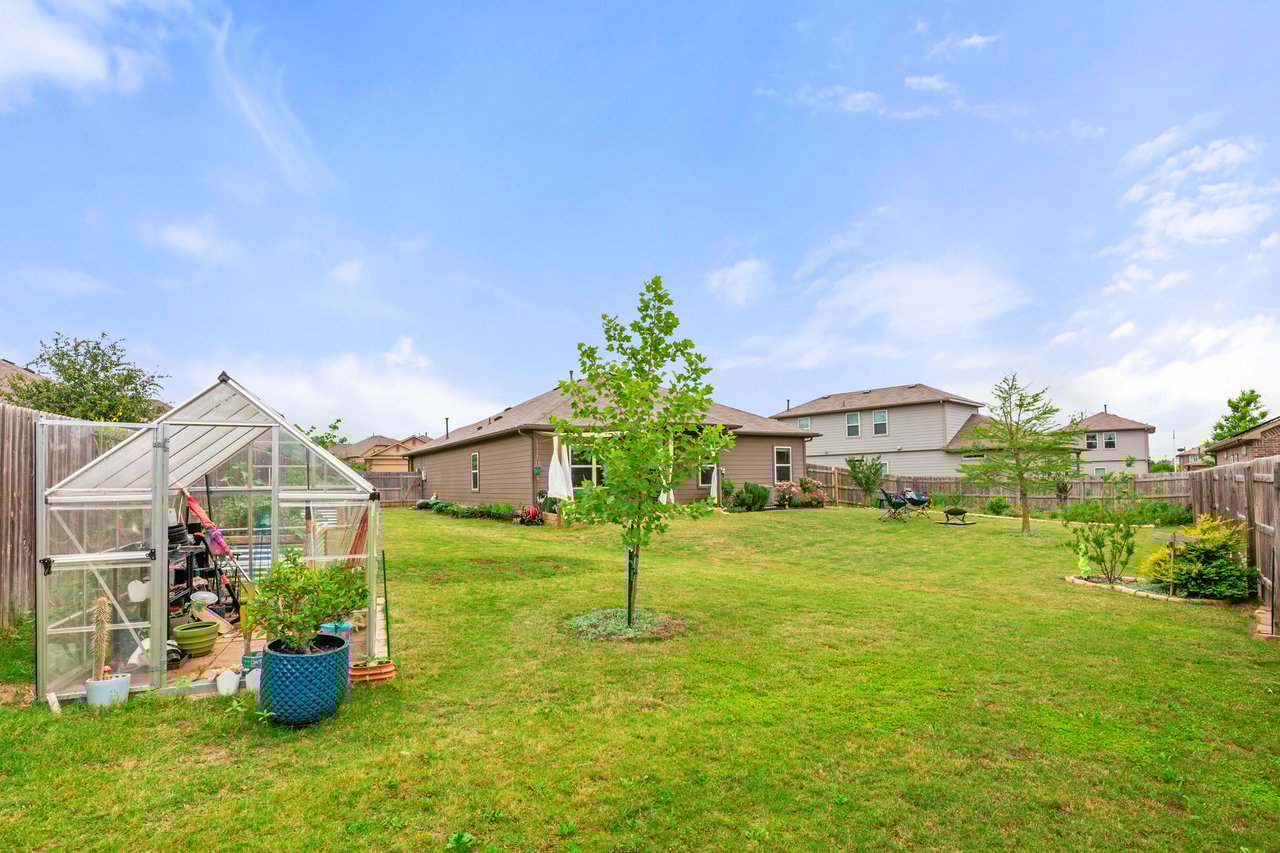 Sprawling One-Story on .28 Acres | Scenic Views + Garden Paradise! | Largest Floor Plan in Reserve at McKinney Falls