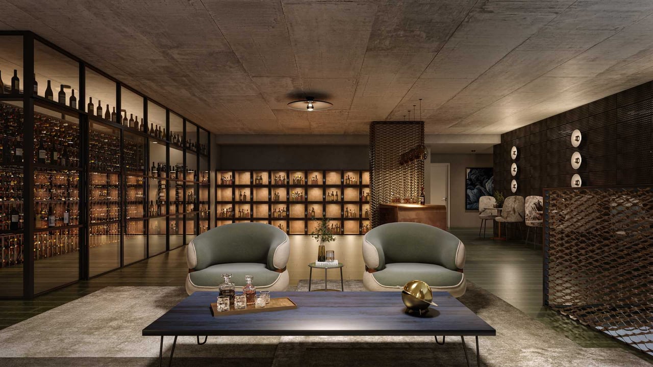 Diesel Wynwood lounge space