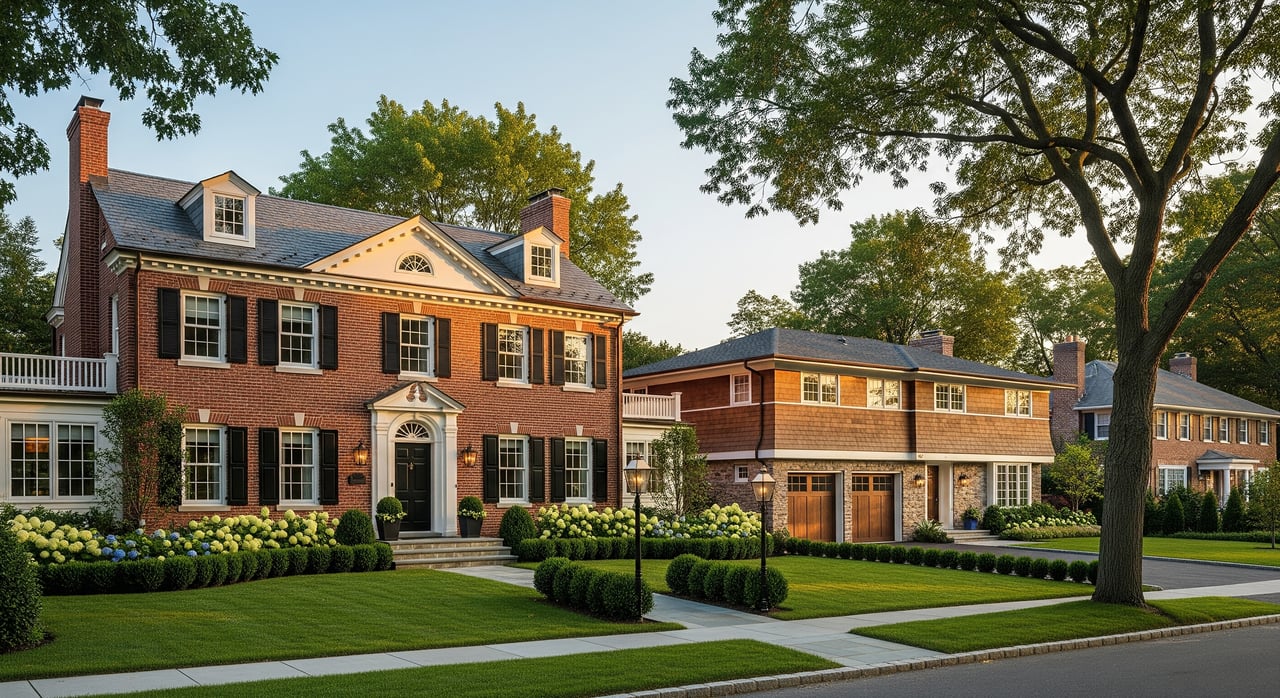 Colonial vs. Split-Level Homes in Chatham Township