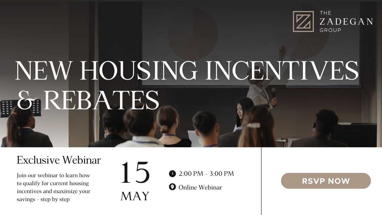 New Housing Incentives & Rebates Webinar