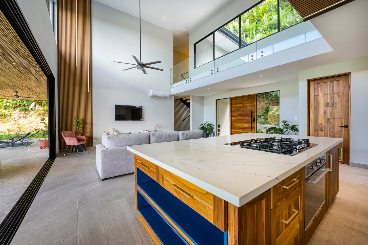 Ocean & Sunset View New Construction Home in Uvita