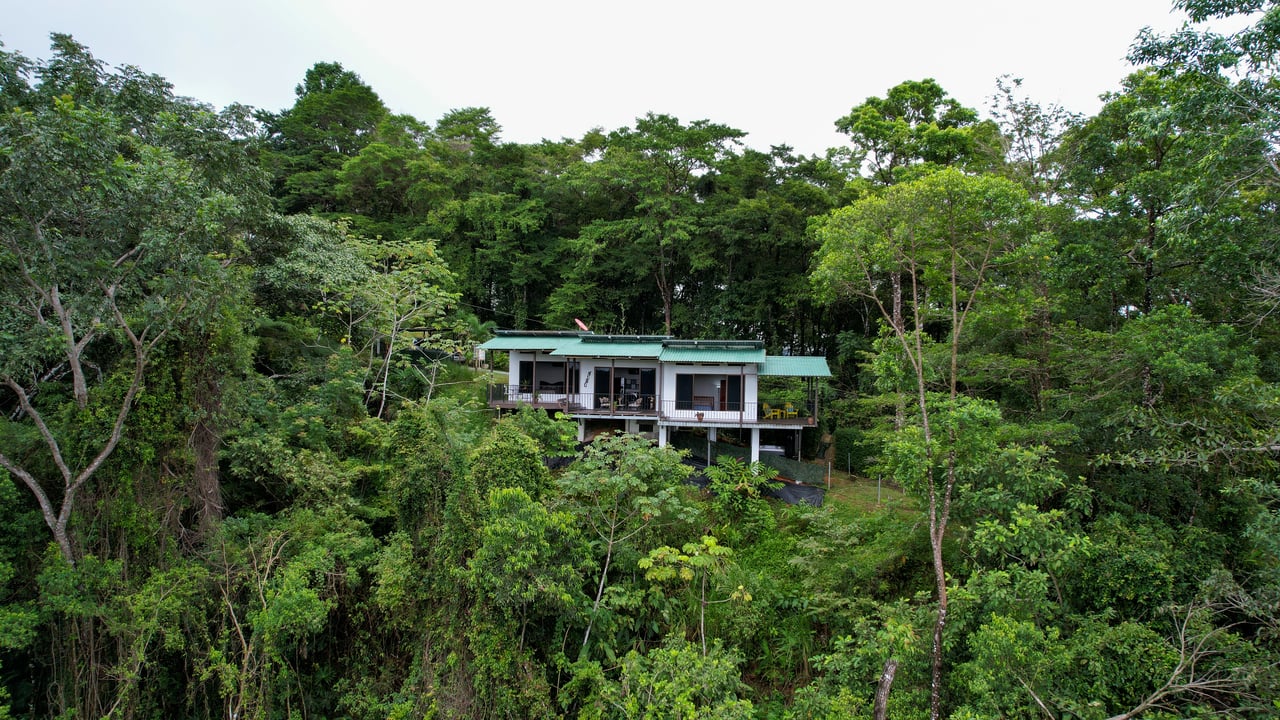 Jungle Canopy Retreat with Ocean, Cano Island & Mountain Views Near Dominical