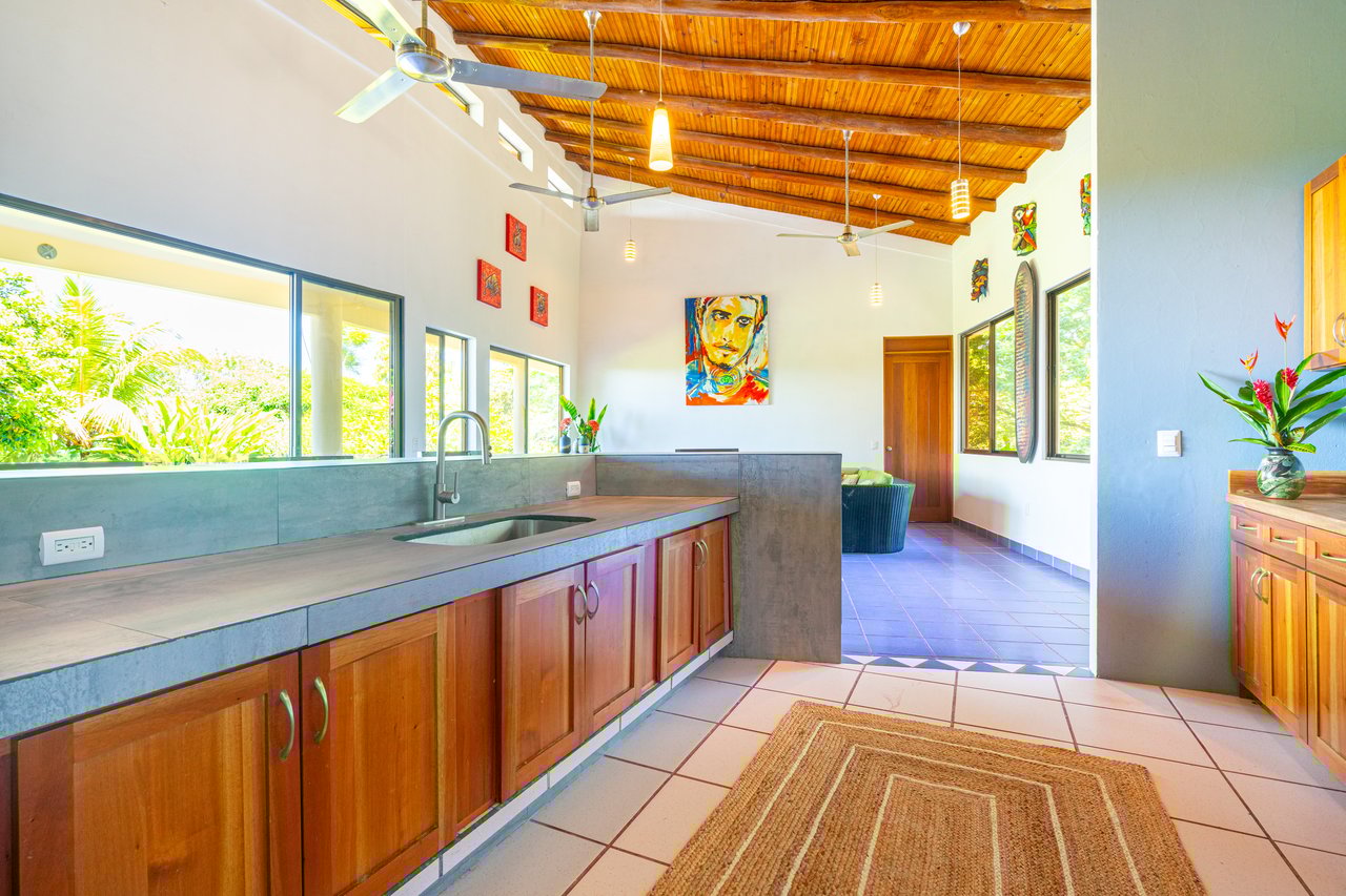 Casa Única - Ocean View Oasis with Commercial Potential in the Heart of Uvita