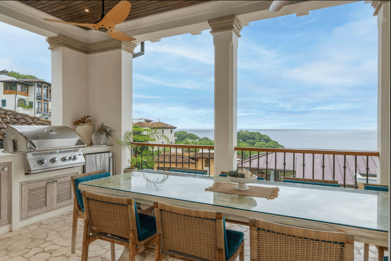 Villa Santorini | Four-level Oceanview Costa Rica’s Premier Car-free Beach Town.