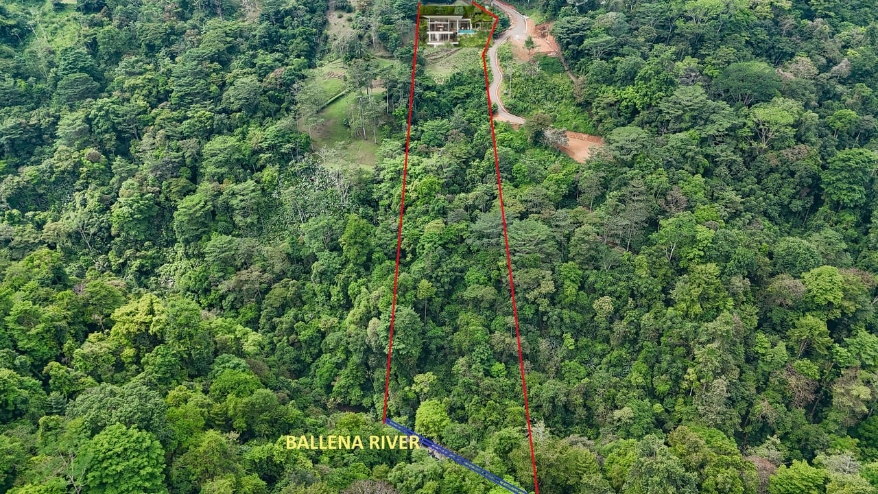 River & Waterfall Property With a BRAND-NEW Jungle-View Luxury Home on a Massive 4.32 Acre Lot – PLUS an Additional Plantel ready for Development