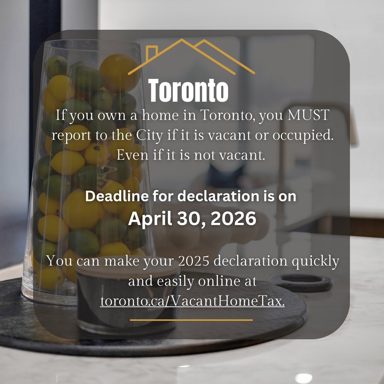 📢 PSA for Toronto Homeowners