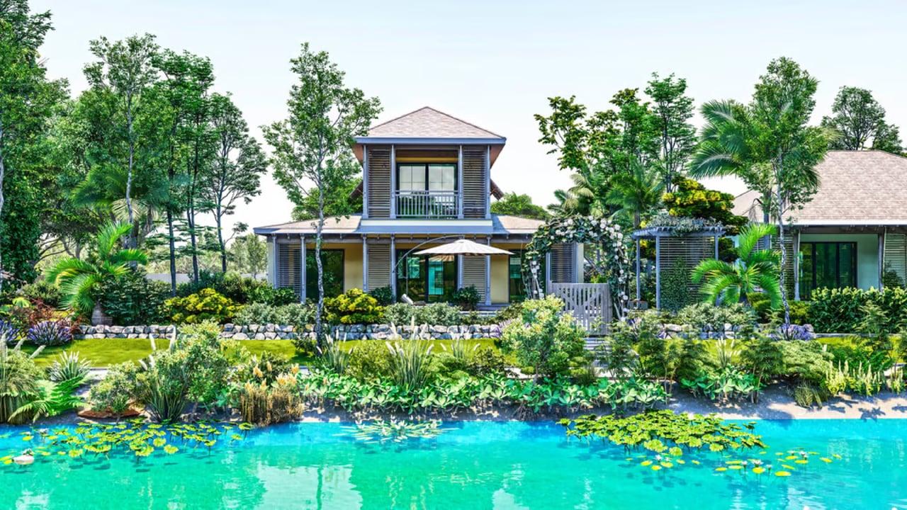 4 Bedroom Two Story Villa In Winsdor Lakes 