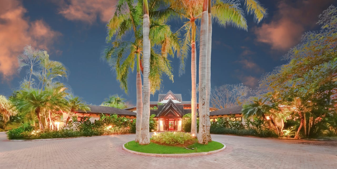 Large Farm With Balinese Style Mansion