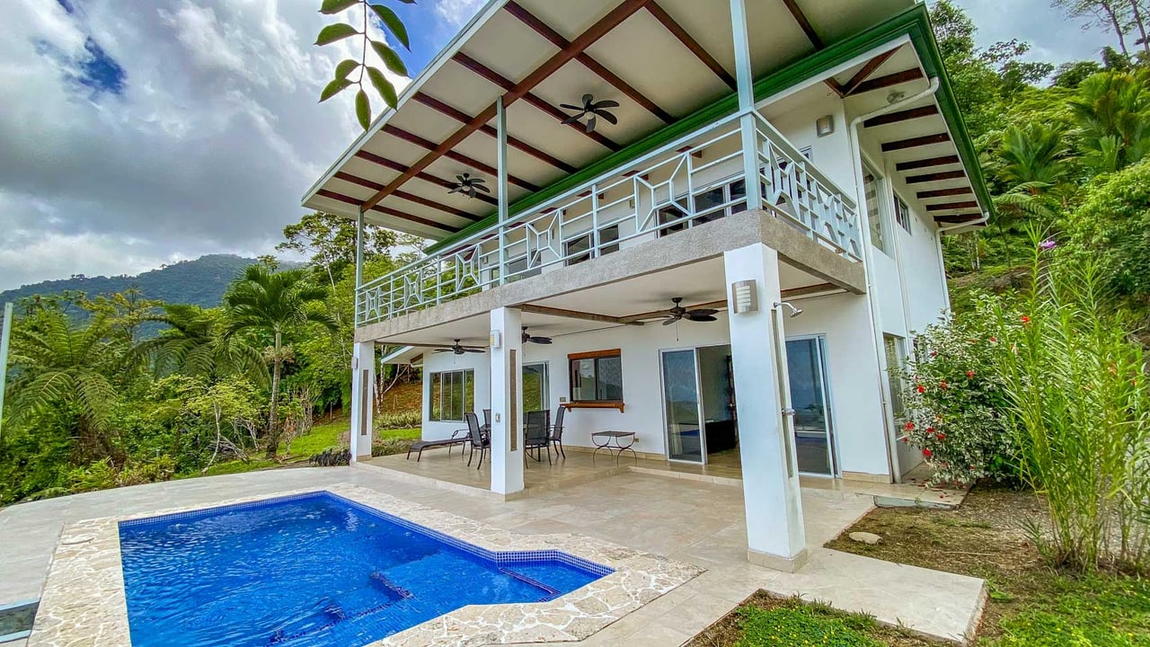 3-Bed Ocean View Home Near Ojochal, Costa Rica | 2.75 Acre Jungle Property