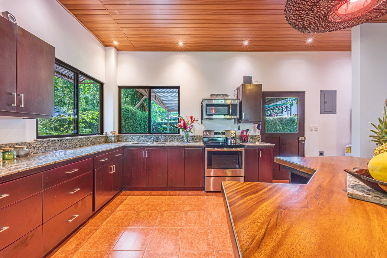 0.50 ACRES – 5 Bedroom Riverfront Modern Home, Walking Distance To Dominical!!!