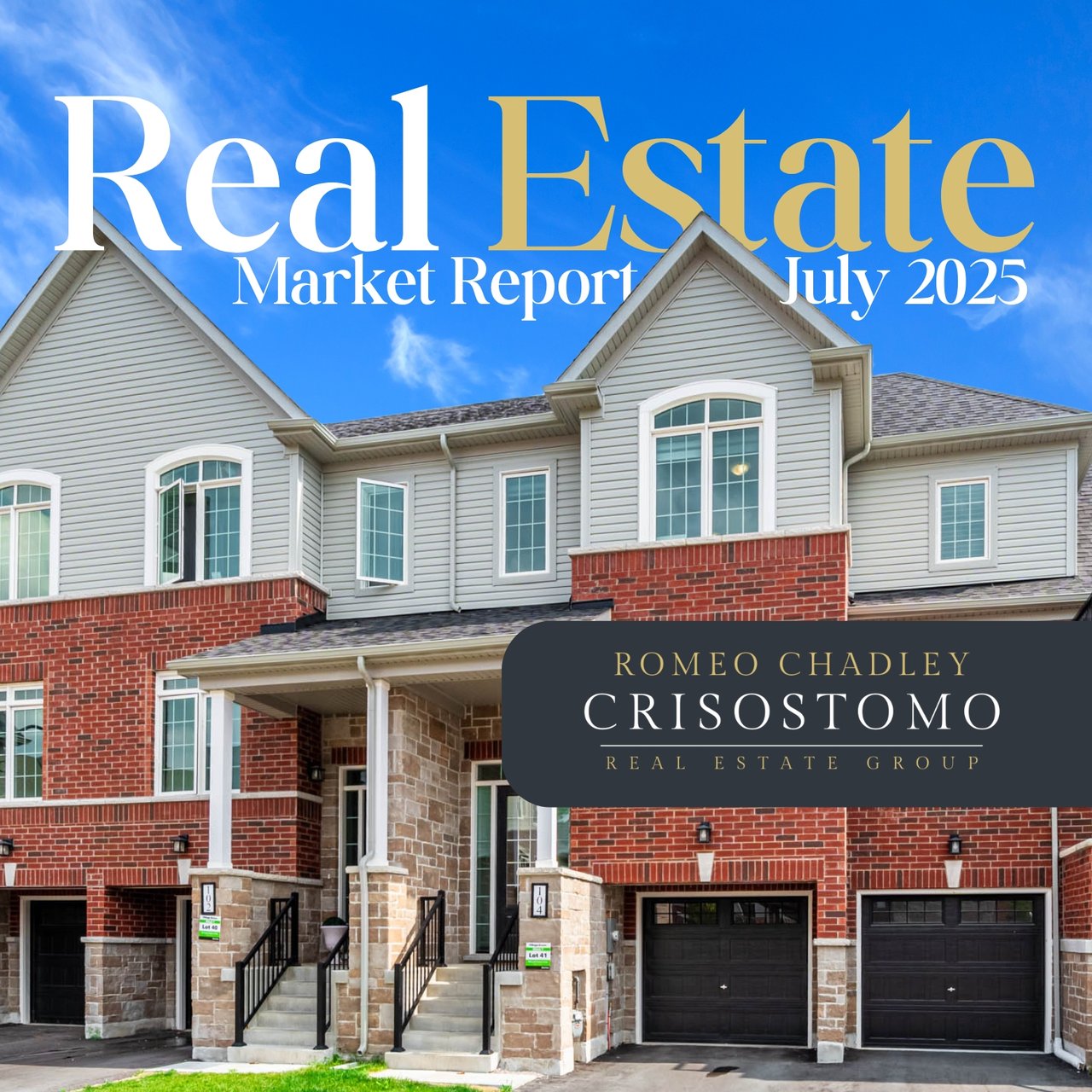 🏠🏠Toronto Regional Real Estate Board - JULY 2025 🏠🏠