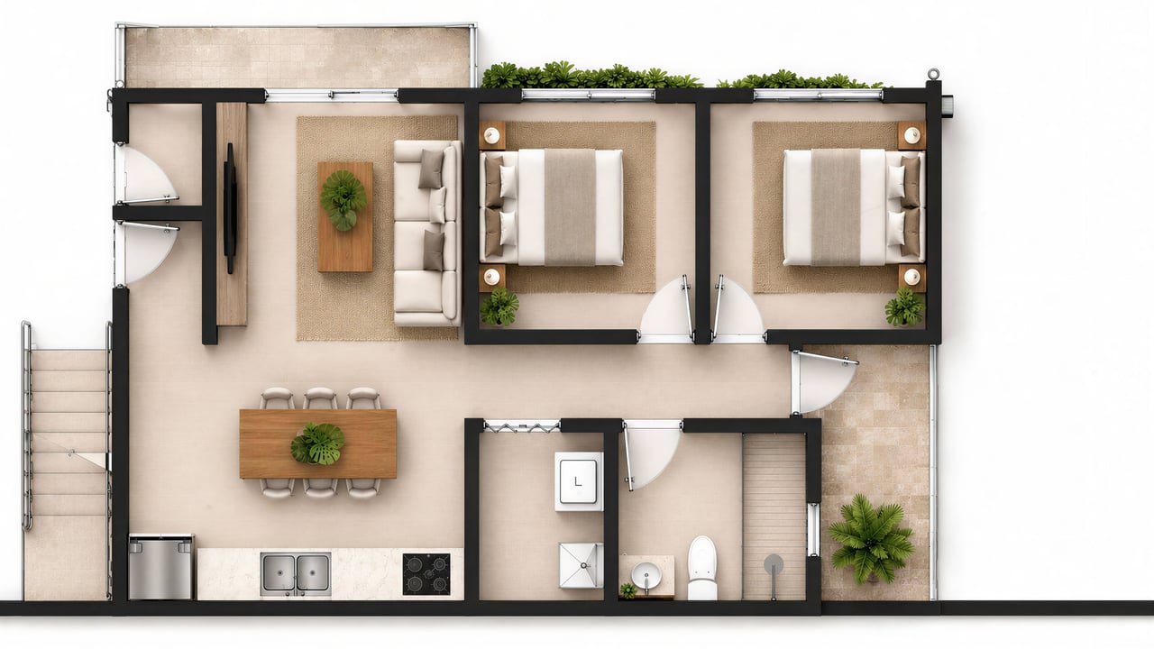912 Flats | 6-Unit Boutique Building Near Playas del Coco, Guanacaste, Costa Rica