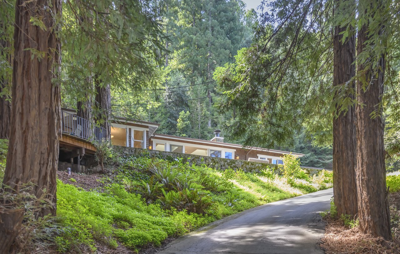 Enchanted Single-Level Haven Among the Redwoods