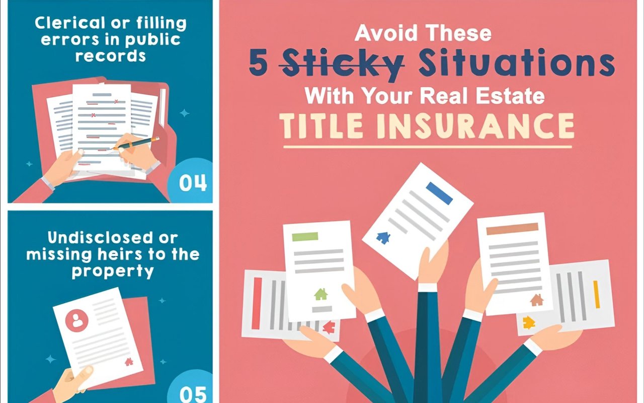 5 Sticky Situations You Can Avoid If You Have A Real Estate Title Insurance