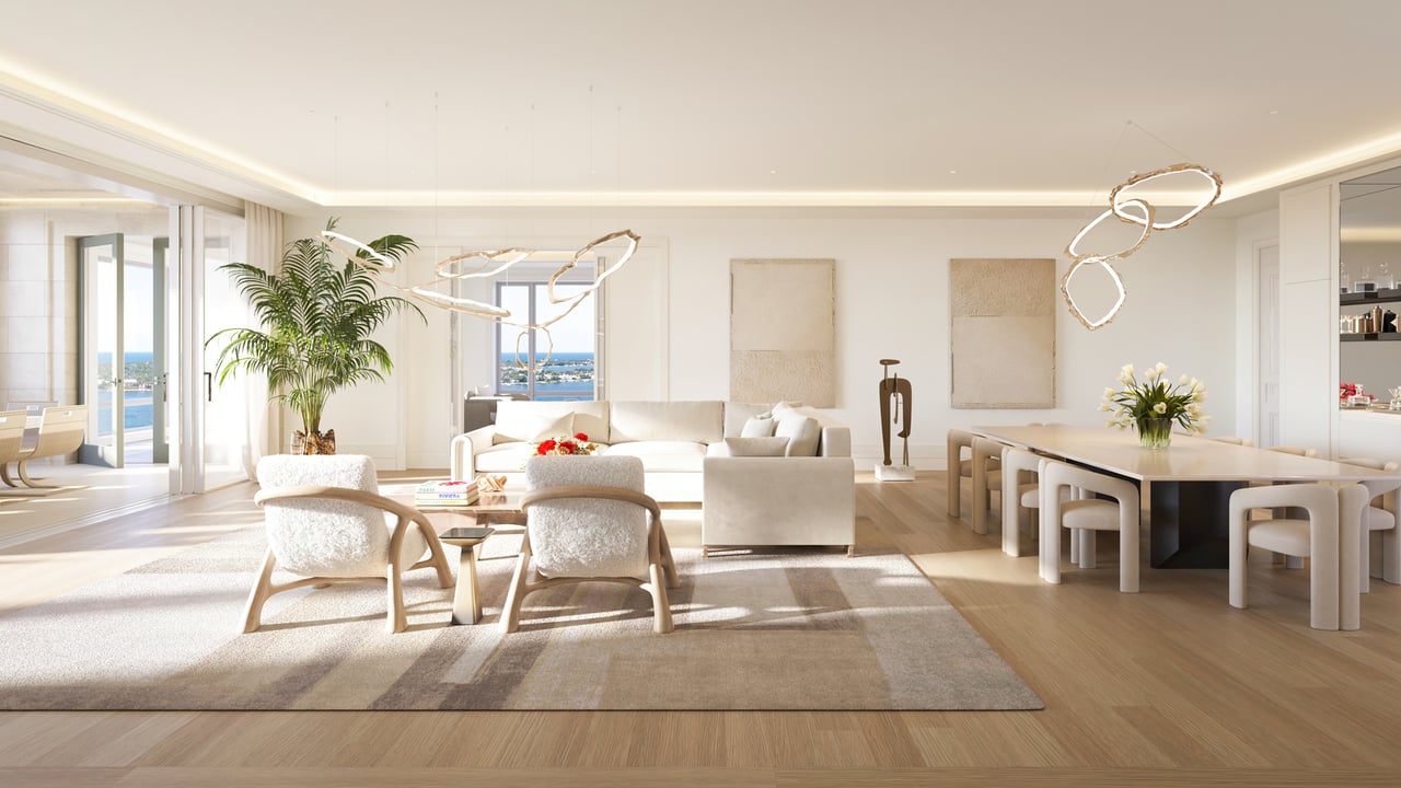 South Flagler House  interior living room 