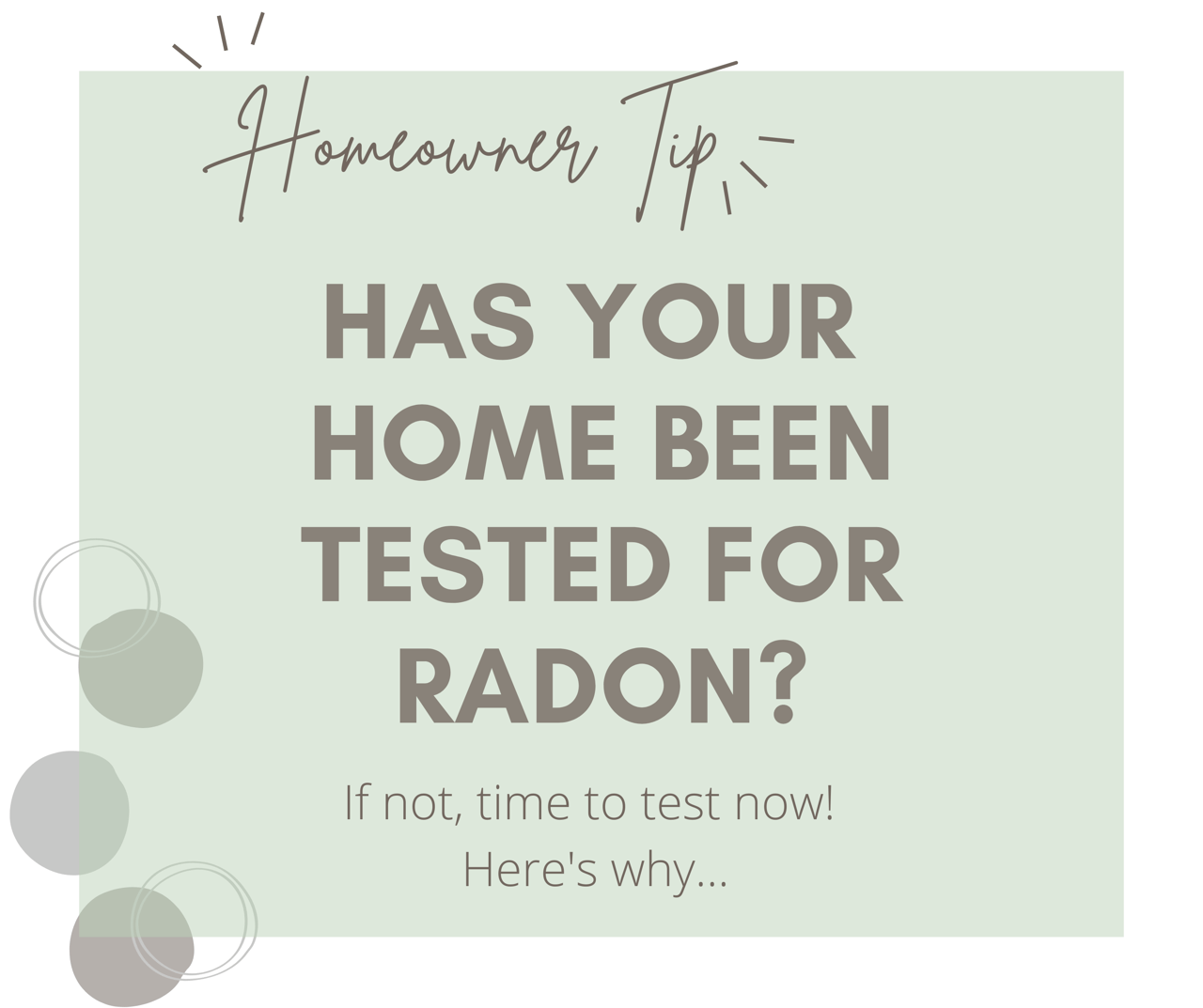 Why is radon testing important?