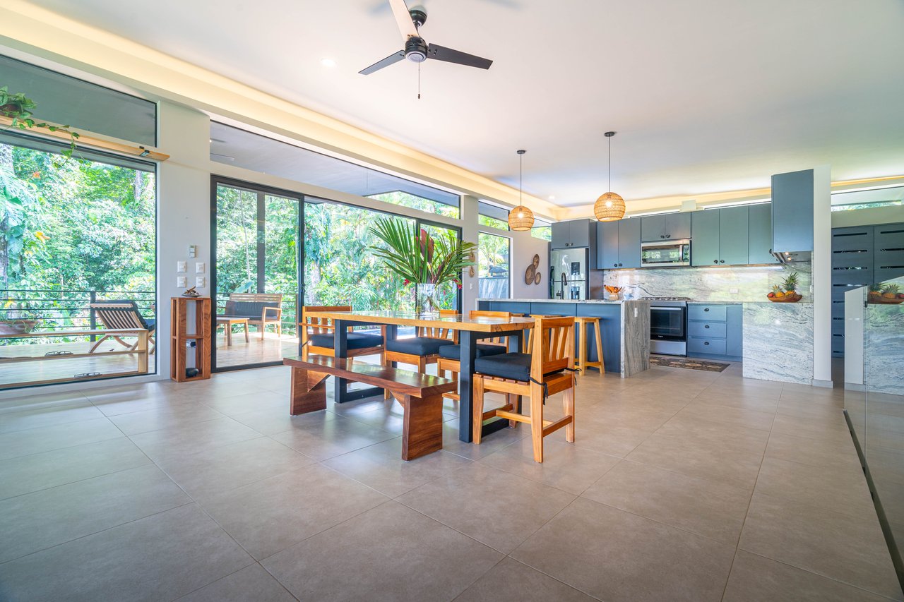 Escaleras Modern Elegance with Ocean Views and Jungle Tranquility, Dominical Costa Rica