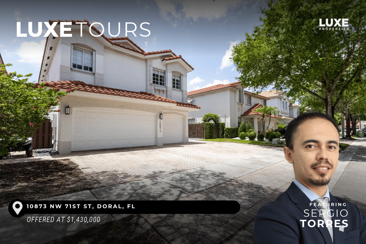 LUXE Tours Presents: 10873 NW 71st St, Doral, FL ​ | Charming home in sought-after Gated community of Doral Isles–Croix