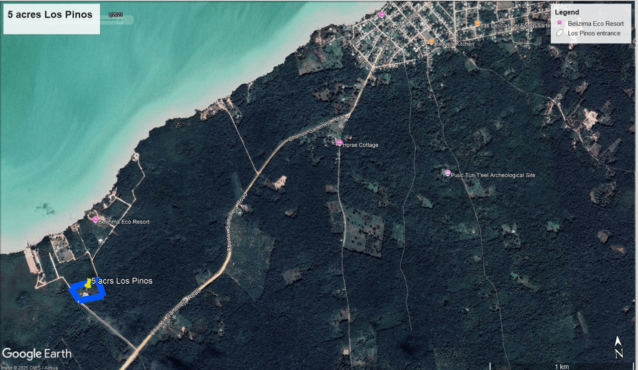 Los Pinos, Sarteneja 5 acre vacant parcel