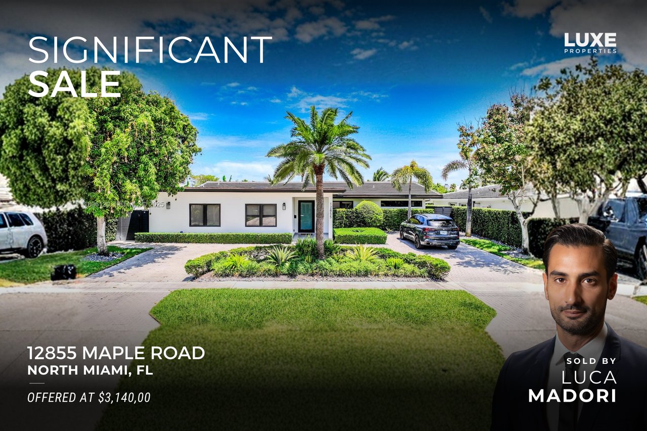 Significant Sale: 12855 Maple Road | Recently Sold Property North Miami, FL