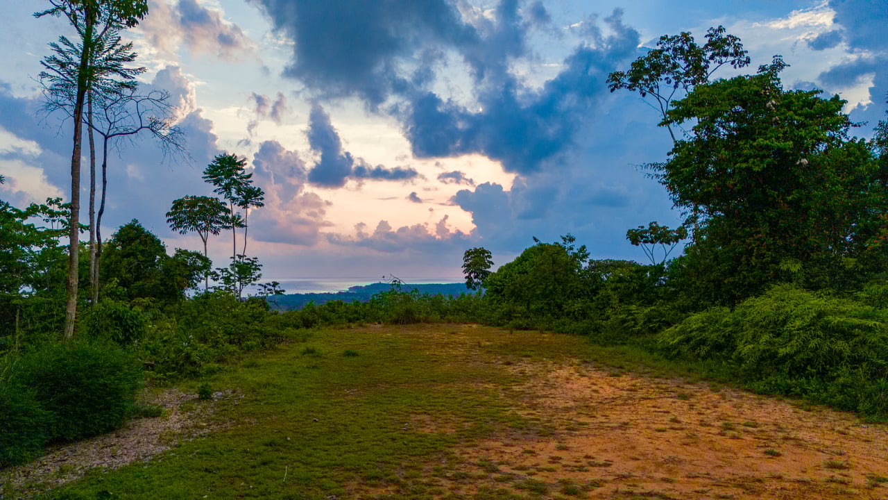 Phenomenal Ocean and Whale Tail View Lot In Uvita