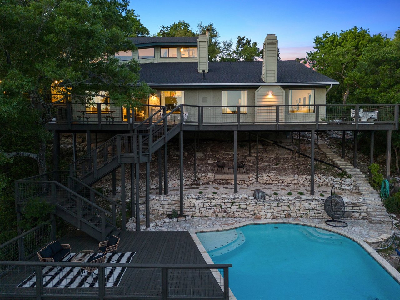 SOLD by Northwest Hills #1 Team: 7602 Rim Cove - Luxury Estate on Nearly an Acre