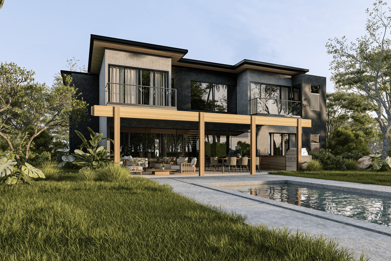 Playa Negra | Luxury Lot & Model Home C in Black Coast, 5-Bed Gated Community Retreat!