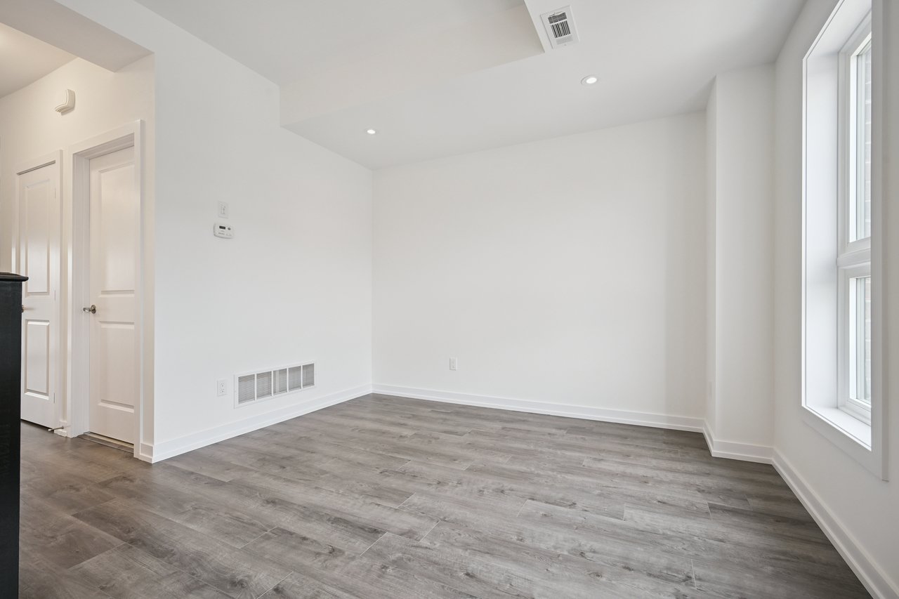 Brand-new, never-lived-in stacked townhome